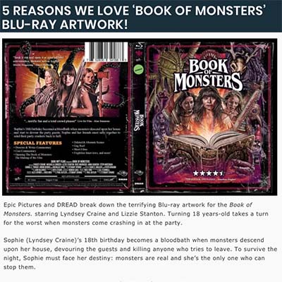 5 REASONS WE LOVE ‘BOOK OF MONSTERS’ BLU-RAY ARTWORK!